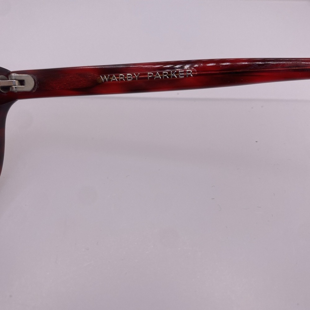 Warby Parker Sunglasses Eyeglass Women FRAME ONLY Percey 48-20-140 Red Black 025 - Picture 8 of 14
